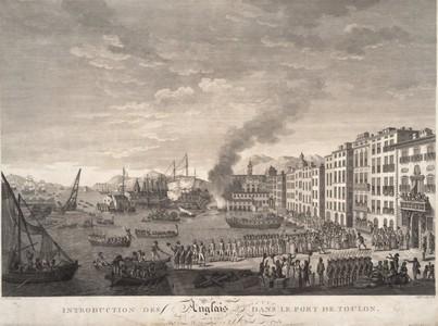 Flotte anglo espagnole au siege de toulon 1793